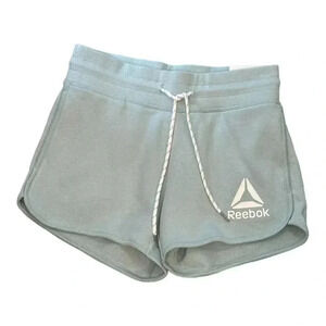 Reebok Women's Blue Fleece Athletic Shorts XS 3.5" Inseam Gym Running Casual NWT